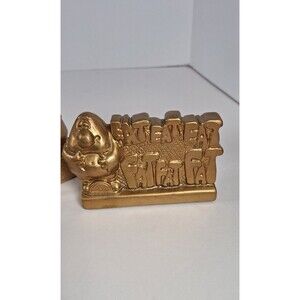 VINTAGE 1976 RUSS BERRIE & CO "EAT EAT EAT FAT FAT FAT" FIGURINE #1640 USA